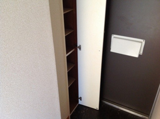 シンプルで使いやすい玄関です