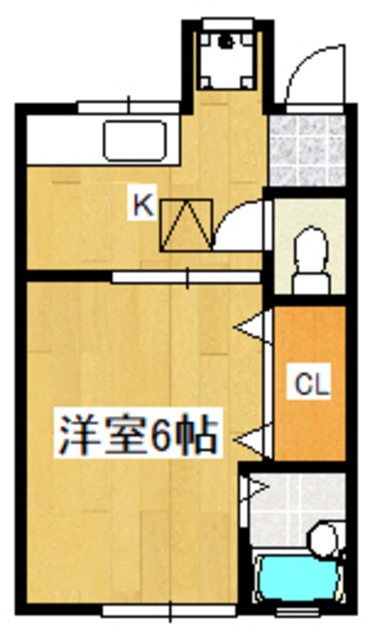 ユアーズ３の間取り|人気のフローリングです。