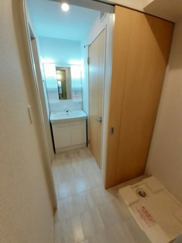 コンパクトで使いやすい洗面所