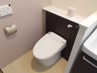 シンプルで使いやすいトイレです