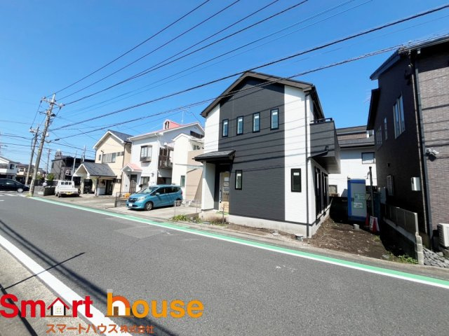 相模原市中央区星が丘3丁目　新築1棟の外観|オシャレな外観は、人の目を引くだけではなく自慢したくなりますね！植木を置いたりアレンジは、自由です。自分の好みに仕上げましょう♪
