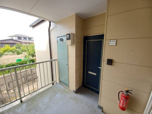 落ち着いた玄関です