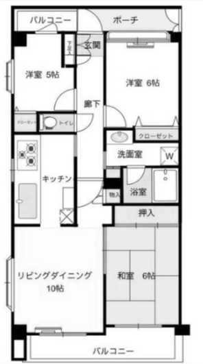 ロイヤルマンション四街道の間取り