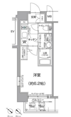 【間取り】 | エスリード神戸兵庫駅アクアヴィラ