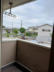 陽当たり良好なバルコニーです
