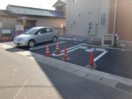 駐車スペースもあります