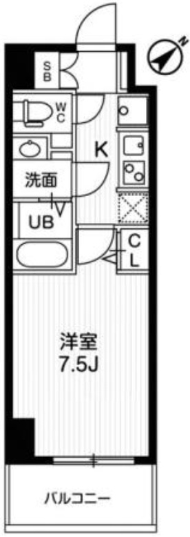 エヌステージ西所沢の間取り