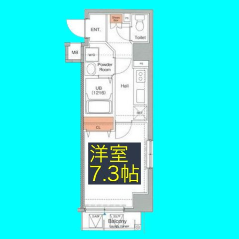 エストゥルースプラスノース名古屋の間取り