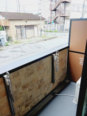 陽当たり良好なバルコニーです