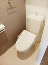 清潔感のあるトイレです