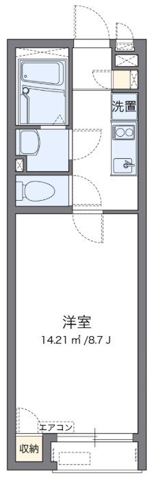 レオネクストレーブウィンの間取り
