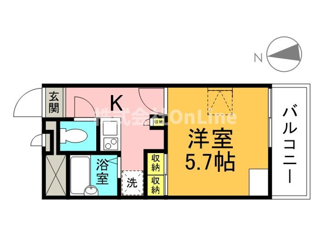 【間取り】 | レオパレスなでしこ荘