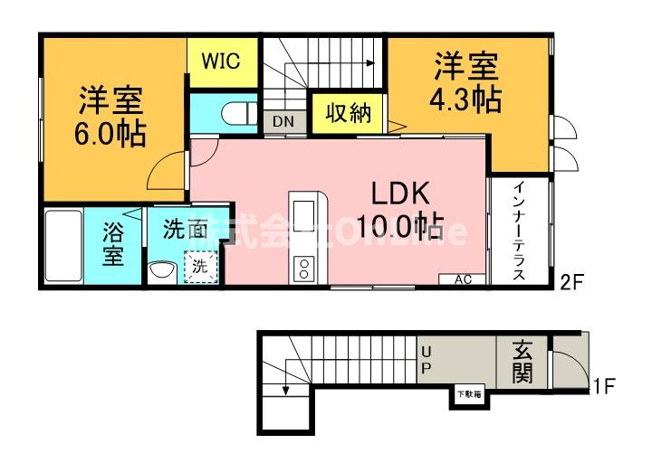 【間取り】 | アクシア旭町