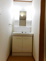 コンパクトで使いやすい洗面所