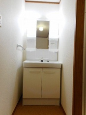 コンパクトで使いやすい洗面所