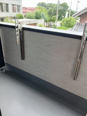 暖かな日差しのふりそそぐバルコニー