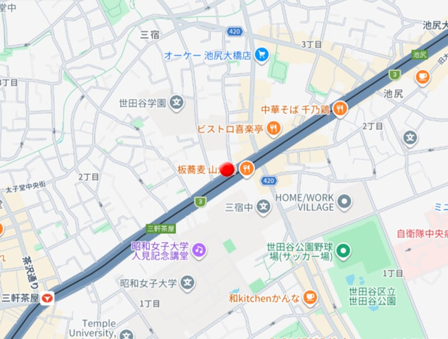 【地図】 | エドゥリ三宿　（ｈａｉｅ　ｄｕ　ｒｉｚ）