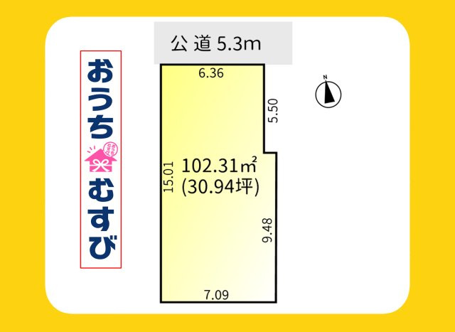 守山区鳥羽見2期(全1区画)の区画図