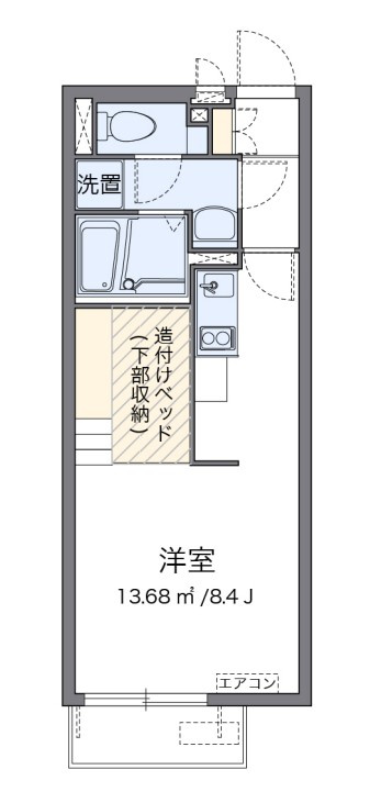 ミランダプリエの間取り