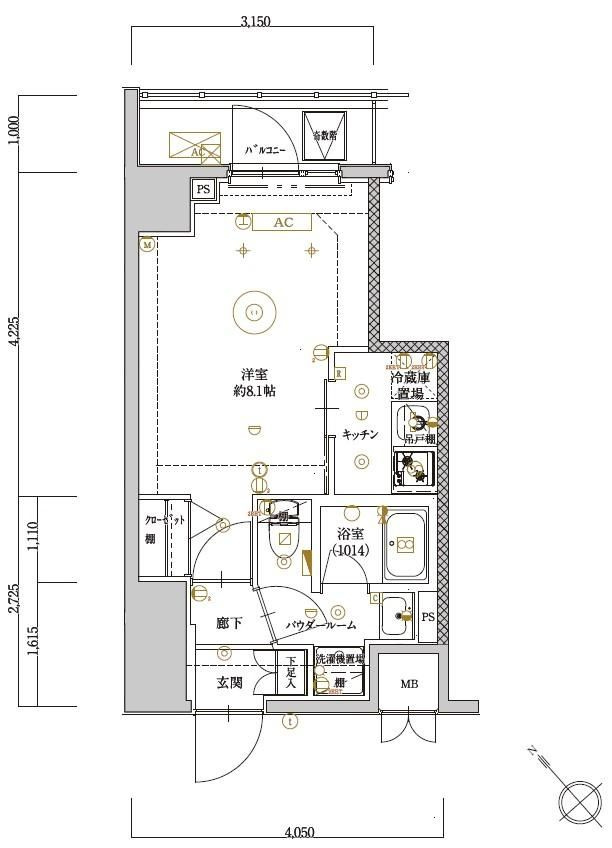 アルテシモ　エスクの間取り