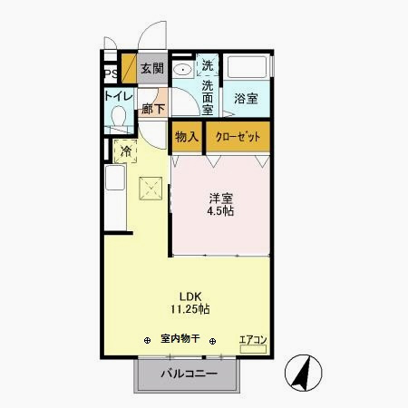 グランジュテの間取り