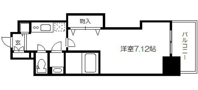 Luxe天神橋（ラグゼ天神橋）の間取り|Luxe天神橋（ラグゼ天神橋）　開放感のある間取り