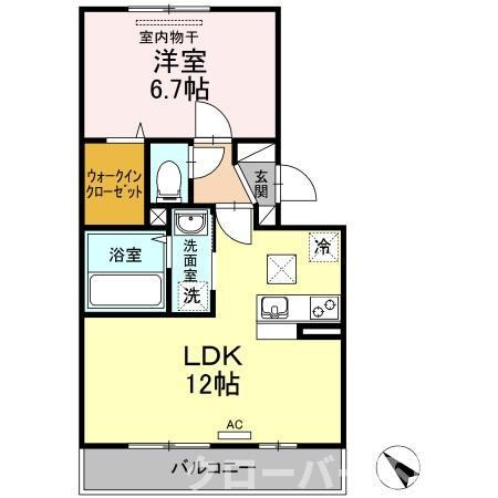 ロータス宇多津の間取り