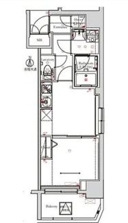 【間取り】 | フェルクルール東京スカイテラス | 間取りです。
