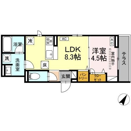 【間取り】 | ドムスクレスト相模大野