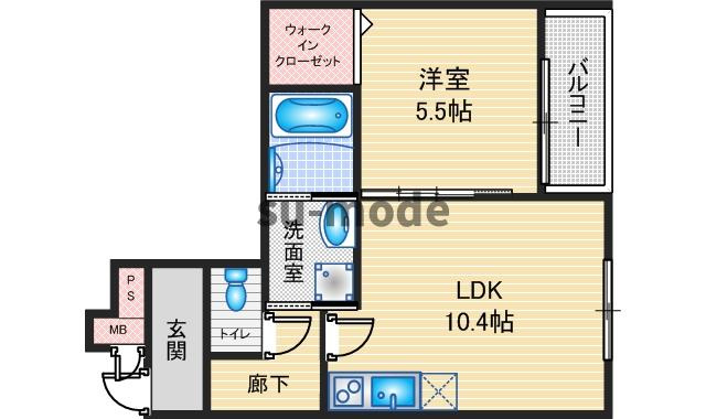 フジパレス光陽の間取り