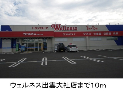 【周辺】 | グラン　レジデンス　Ａ | ウェルネス出雲大社店まで10m
