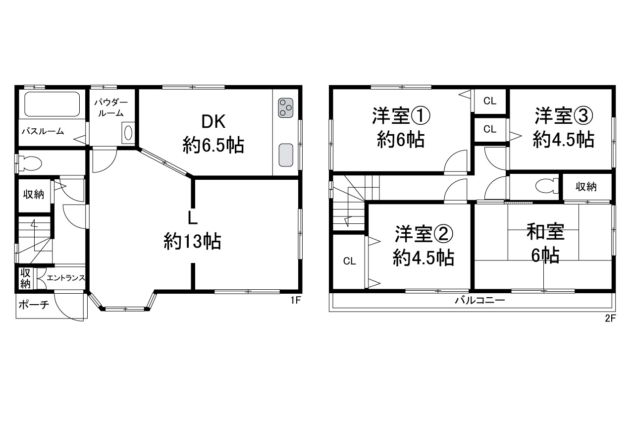 堺市中区新家町の間取り|リフォームの詳細についてはお問い合わせください。