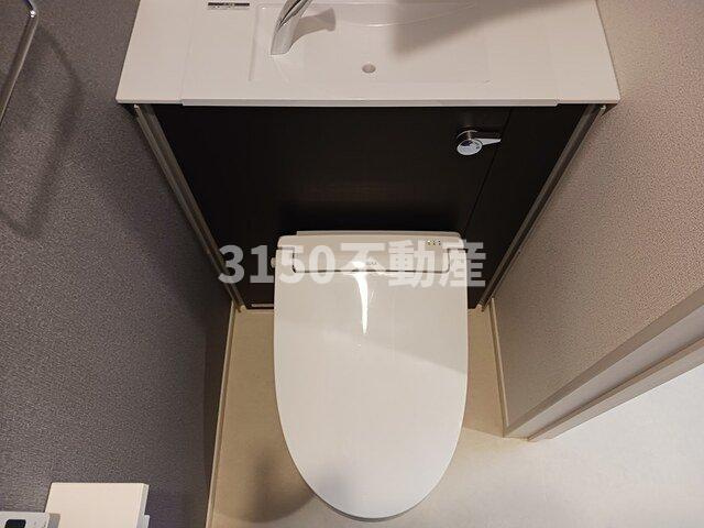 ロング　ボワ　シュドのトイレ|落ち着いたトイレです