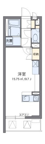 【間取り】 | クレイノアンジュ | 代表的な間取のため実際の間取とは異なる場合があります