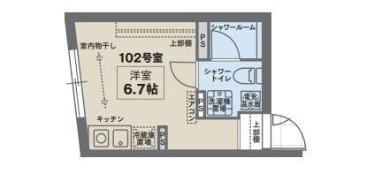 ＣＯＣＯＦＬＡＴ目白の間取り