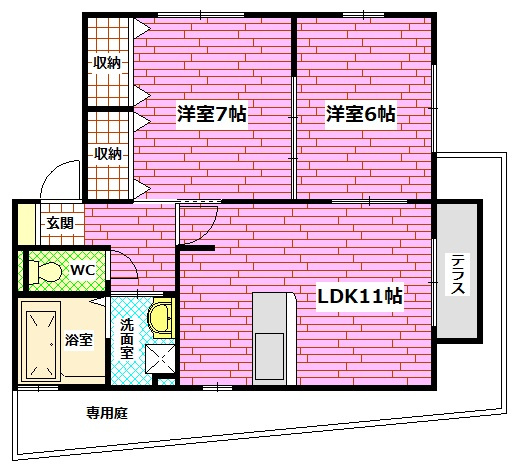 フォンテーヌの間取り