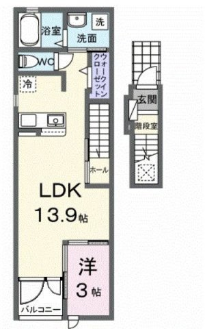 コンフォールＢの間取り