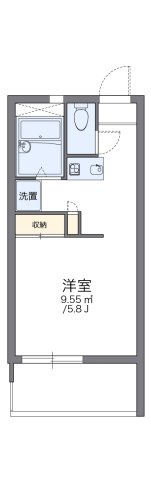 レオパレスねむの木の間取り
