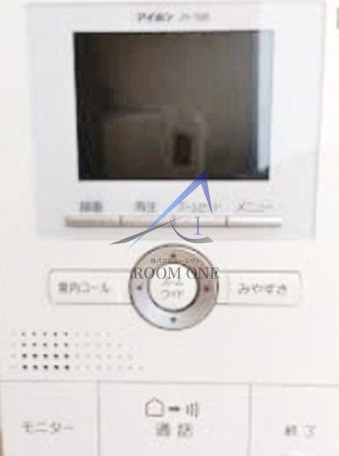 メゾン　ド　ローリエのセキュリティ|モニター付きインターホンです。