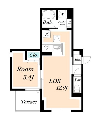 (仮)D-ROOM新堀の間取り