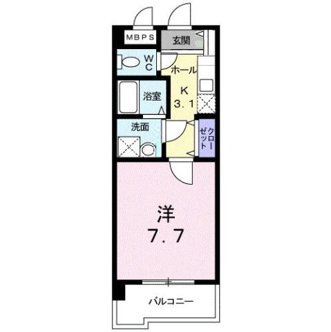 フレグランスの間取り
