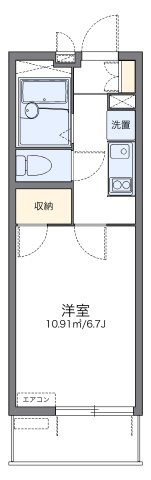 レオパレス蒔田の間取り
