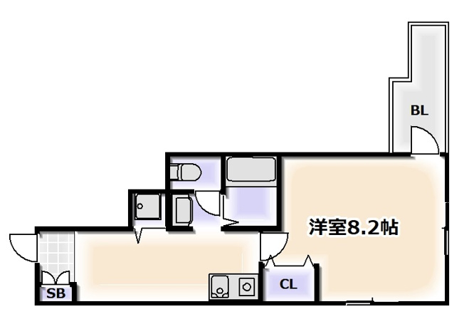 【間取り】 | リアンジェ難波
