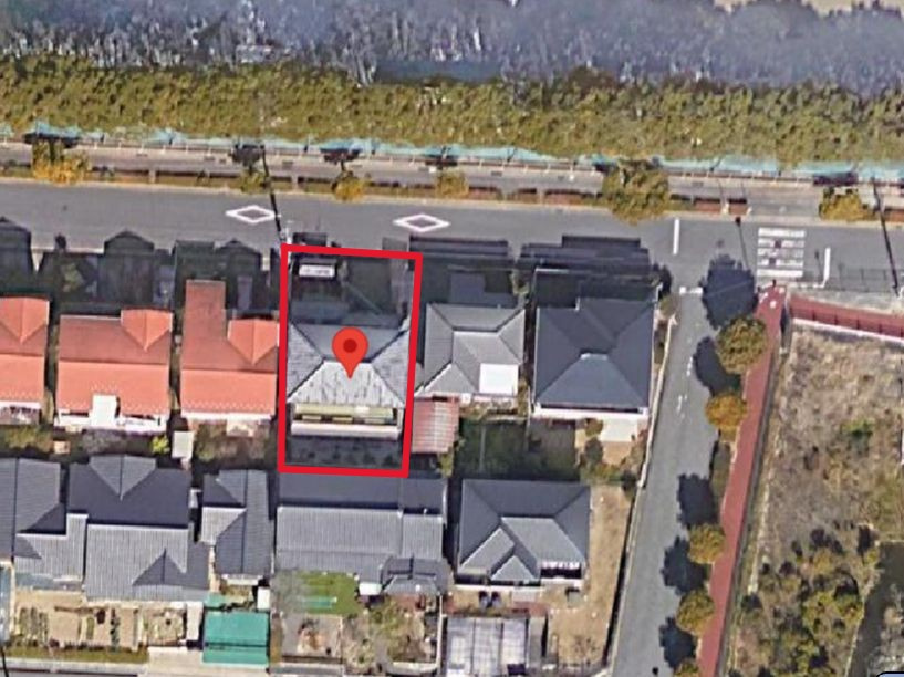 半田市南二ツ坂町1丁目の展望|上空画像
