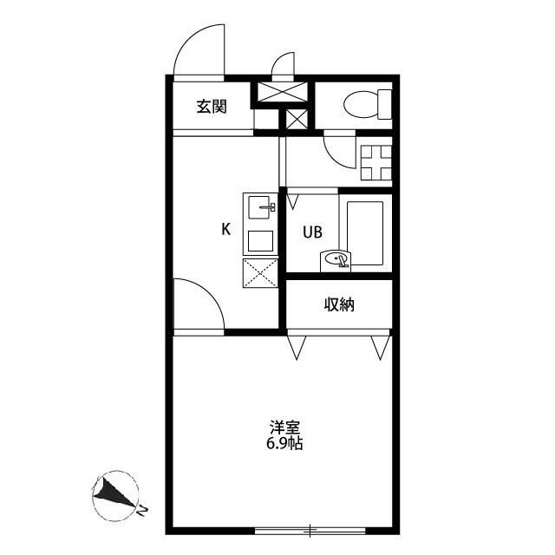 【間取り】 | アムール鵜野森