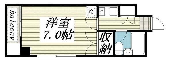 東が丘ハイツの間取り|間取りです。