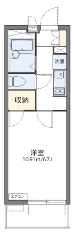 レオパレスエトワール則武の間取り