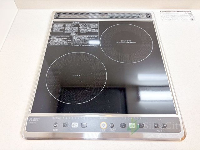 パレス後楽園のキッチン|2口IHコンロ