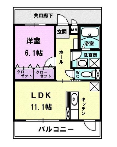 ル・キャステルの間取り