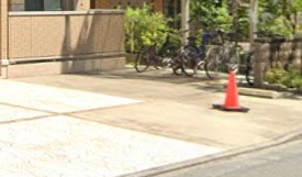 ソレーユの駐車場